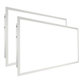 VEVOR 2 Pack 2x4FT LED Flat Panel Light, 6000LM 50W, Surface Mount LED Drop Ceiling Light Fixture with Adjustable Color Temperature 3500K/4000K/5