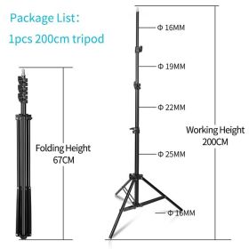 Photography Tripod 1/4 Screw Head Light Stand For Phone Selfie Stick Projector Flashes Photographic Lighting Softbox Soft Light