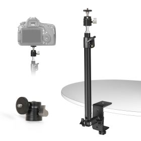 SH Desk Mount Stand With Ball Head ,Adjustable Table Frosted Tripod Stand Use For Ring Light,Video,Projector, Photo Studio Kit