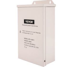 VEVOR Pool Light Transformer, 300 Watt Outdoor Landscape Lighting Transformer, Multi-Tap 12/13/14V AC Pool Light Transformer