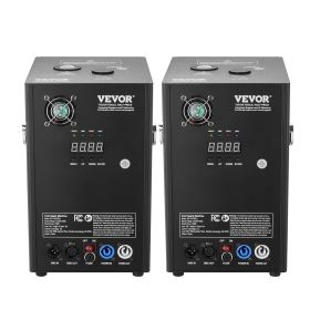 VEVOR Cold Spark Firework Machinex2 700W 6.6-16.4ft Stage DJ Wedding Event Party