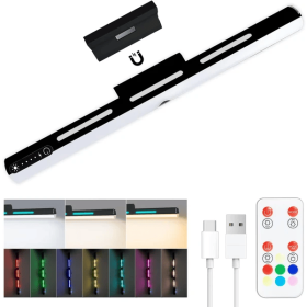 Led Light For Mirror, Dimmable Wireless Vanity Lights For Mirror,Touch Control Adjustable Color Brightness&Angle Makeup Light,Magnetic Stick Ligh (Option: 3Colors)